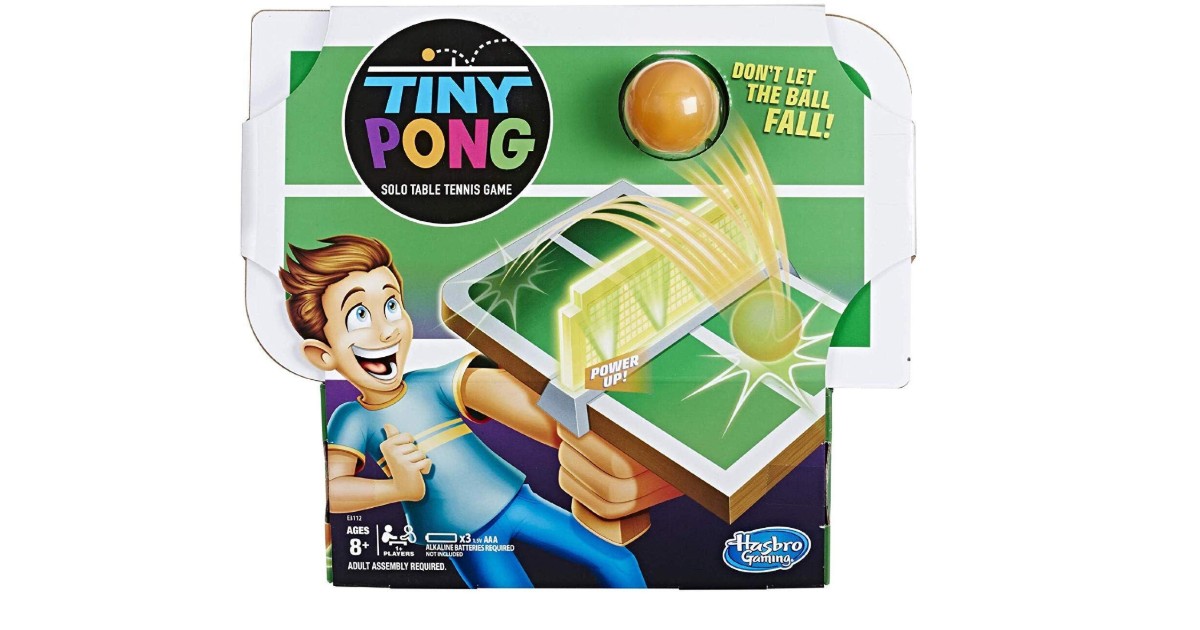 Tiny Pong Electronic Handheld Game ONLY $5.99 (Reg. $20)