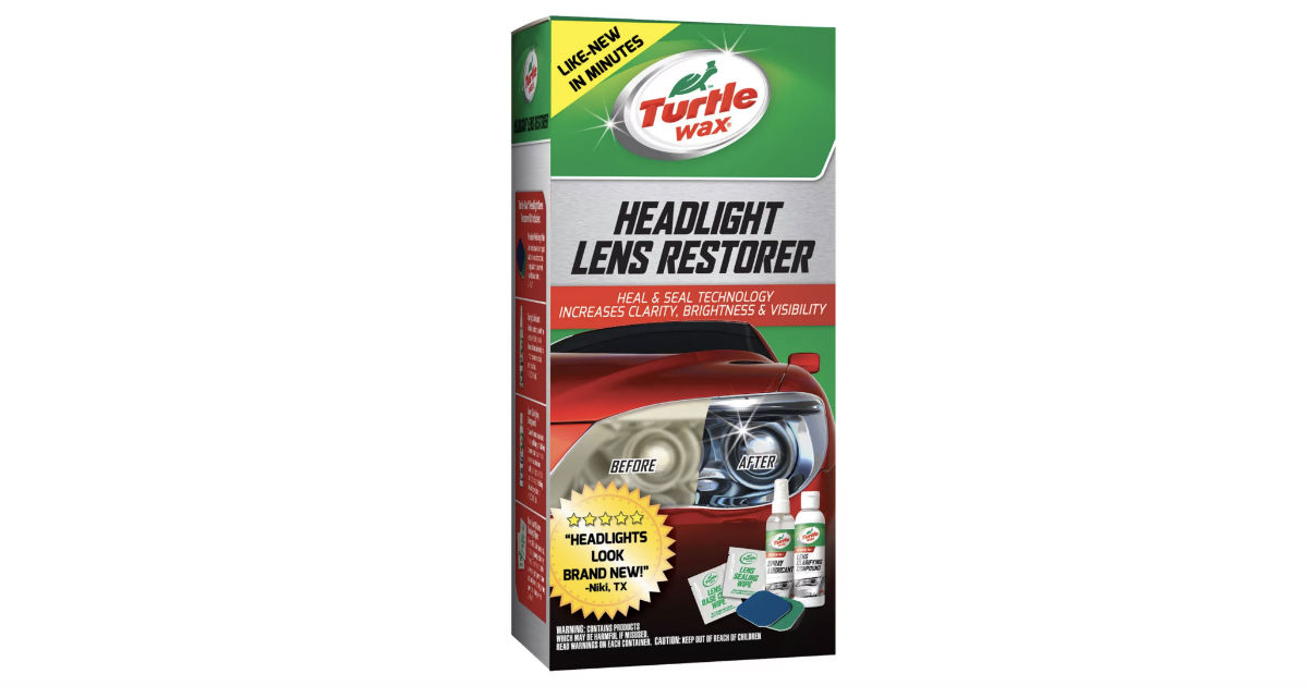 Turtle Wax Headlight Lens Restorer Kit ONLY 4.47 at Target Daily