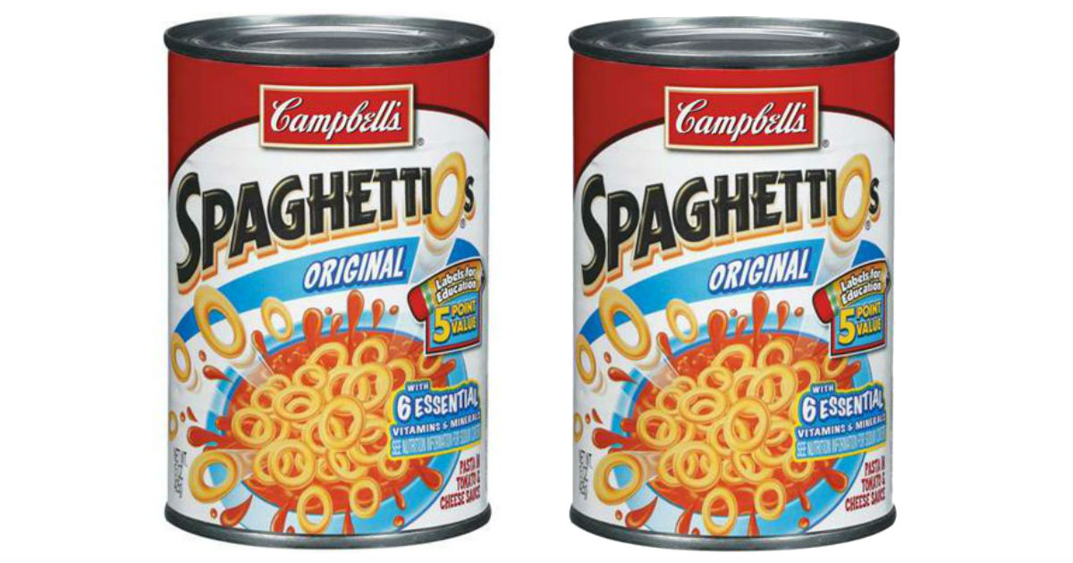 SpaghettiOs ONLY $0.54 at Walmart After Ibotta Rebate