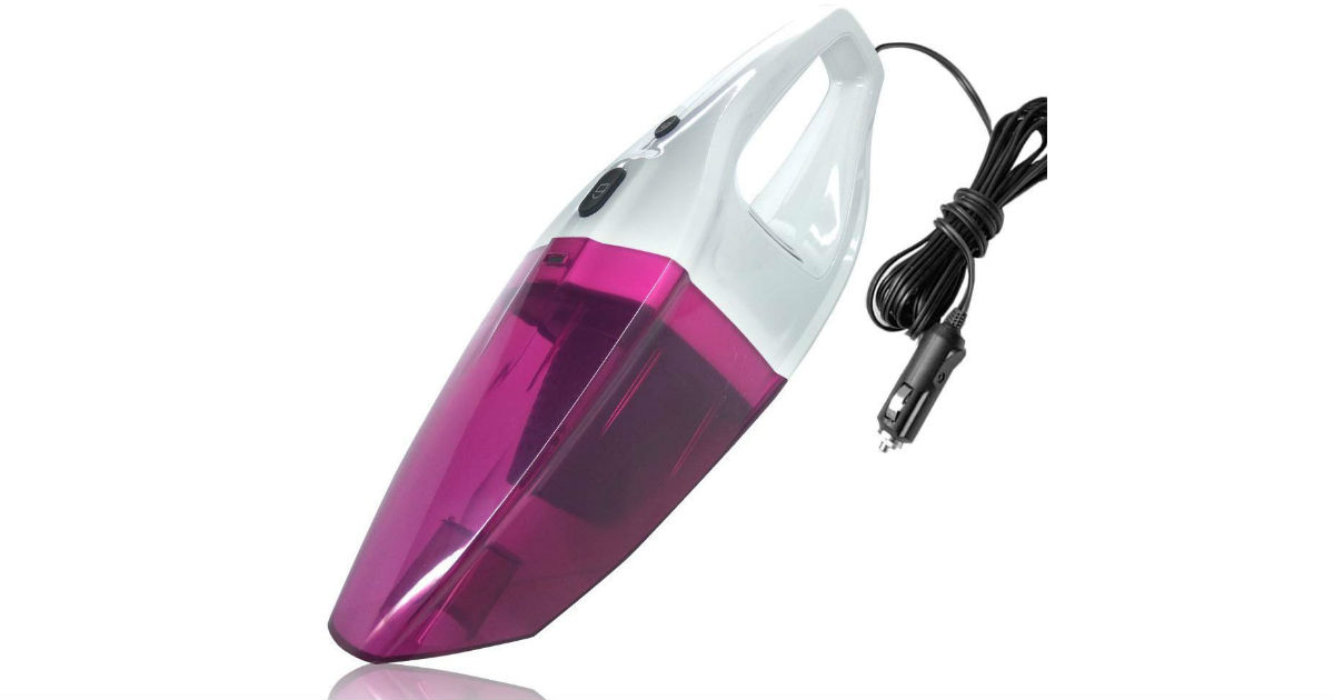 12v Handheld High Power Car Vacuum Cleaner ONLY $14.99 (Reg $32)