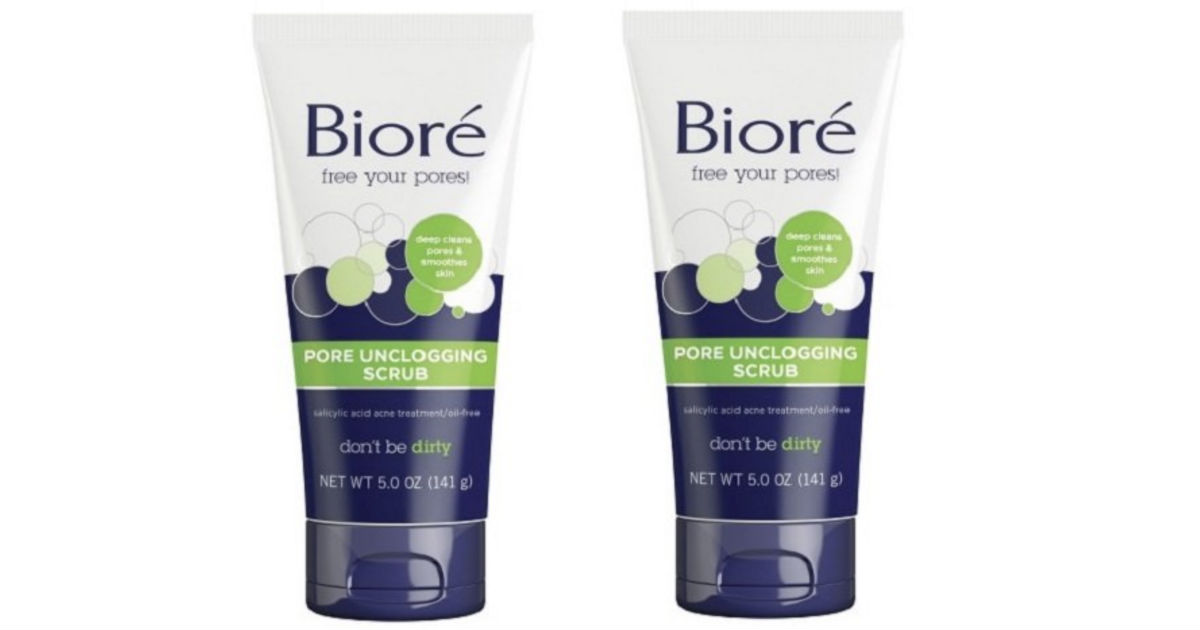Biore Pore Unclogging Skin Scrub ONLY $3.50 Shipped