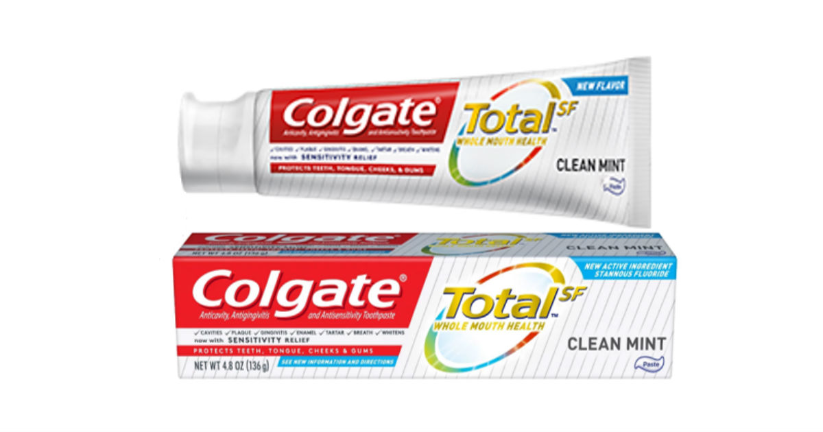 Colgate Total SF Toothpaste ONLY $0.92 Each at CVS (Reg $4)