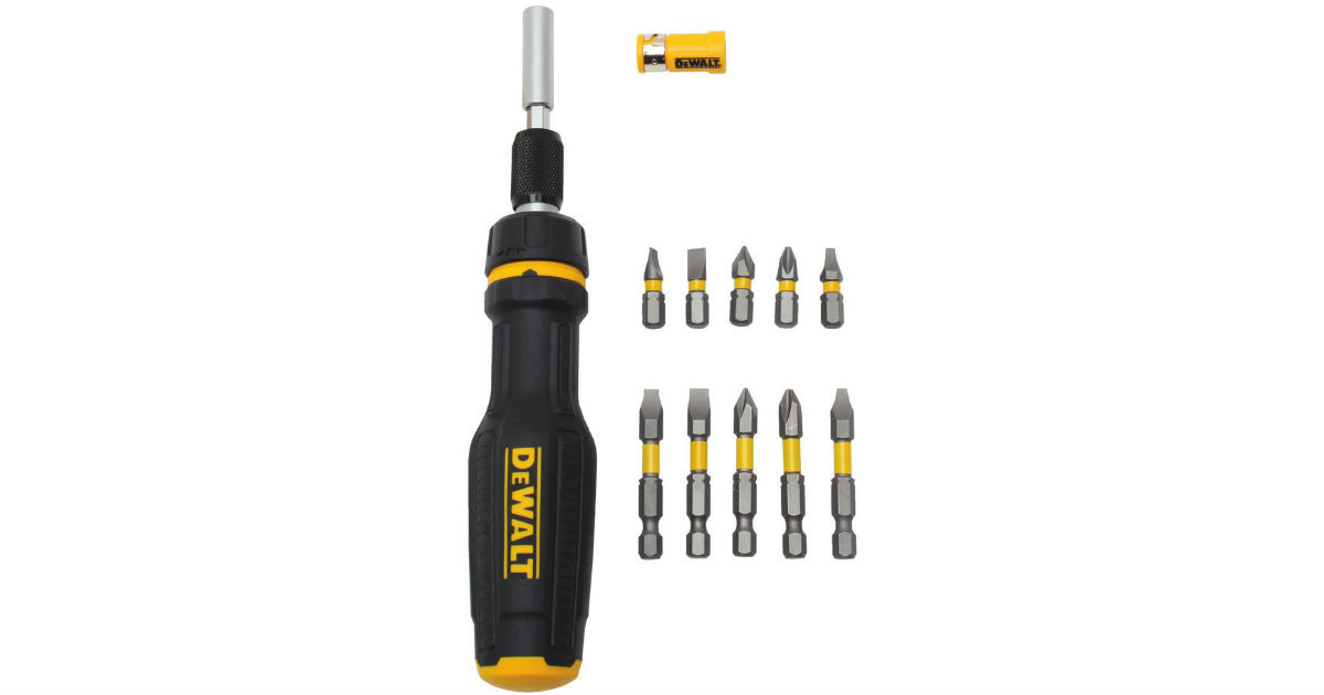 DeWALT Multi-Bit Screwdriver ONLY $9.97 (Reg $16) at Home Depot