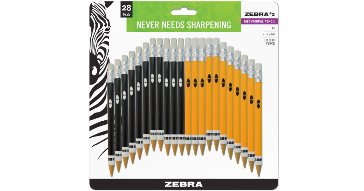 Zebra Mechanical Pencil 28-Pack ONLY $4.12 at Walmart (Reg $10)