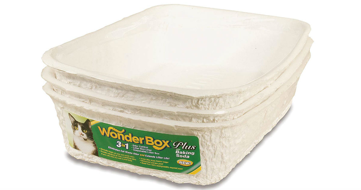 Kitty's WonderBox Disposable Litter Box 3Pk ONLY 4.79 Shipped Daily