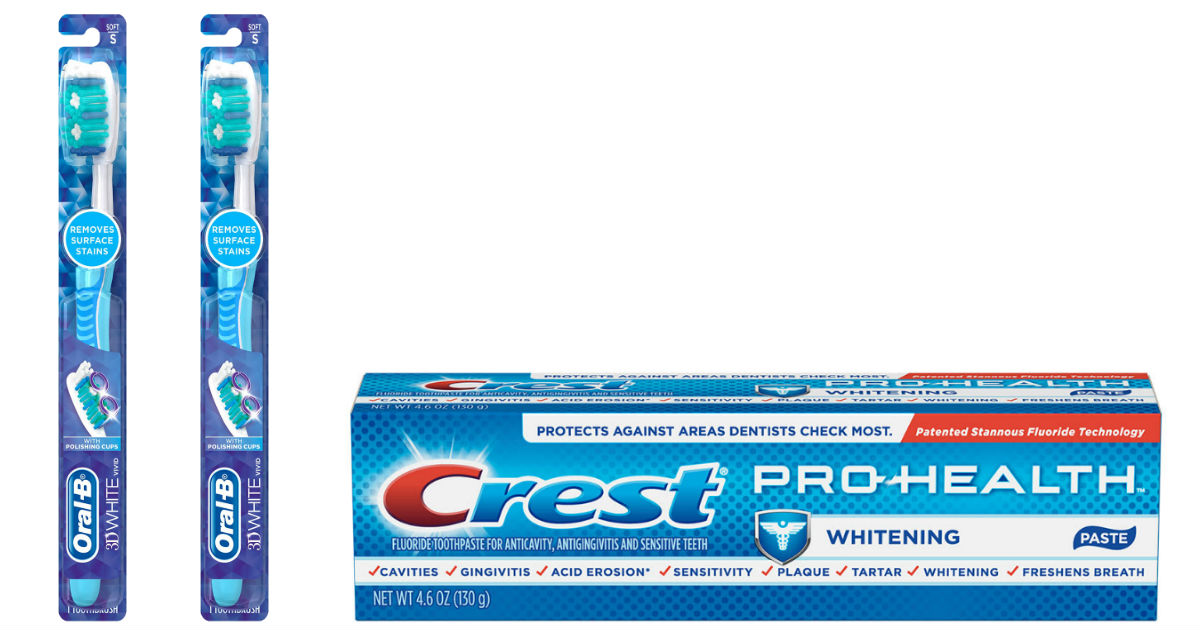 Three FREE Oral-B Products AND Crest Toothpaste at Walgreens
