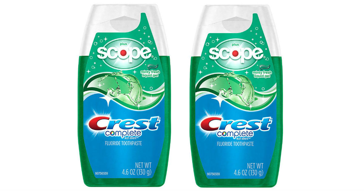 Crest Complete Toothpaste ONLY $0.49 at Target