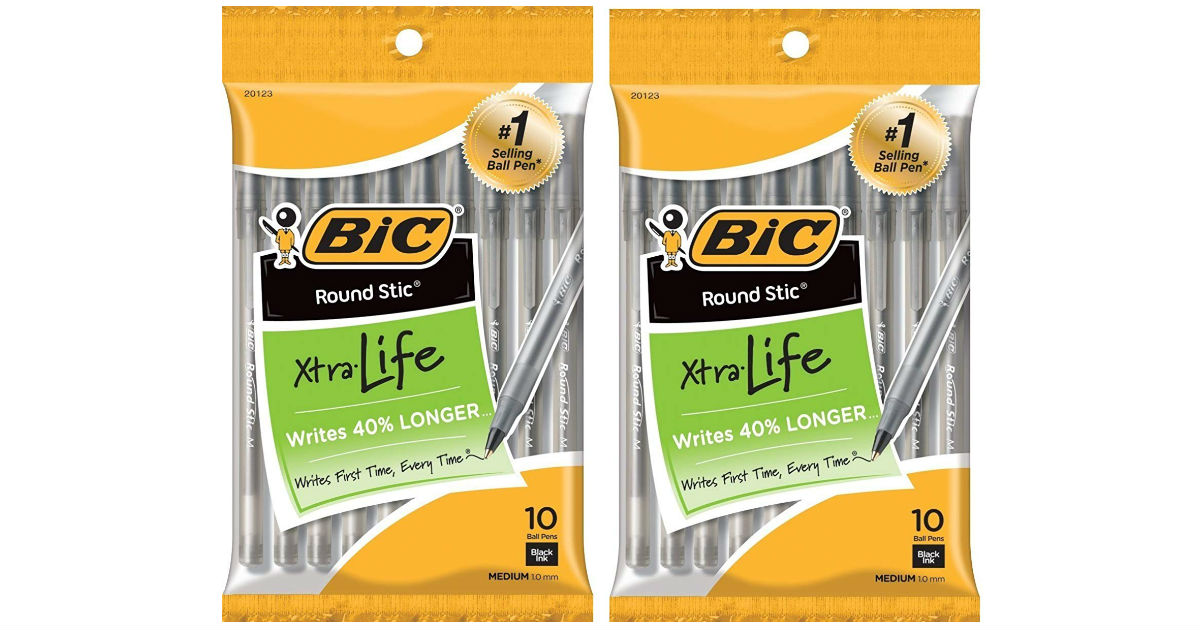 BIC Xtra Life Stic Pens 10-Count ONLY $0.29 at Target