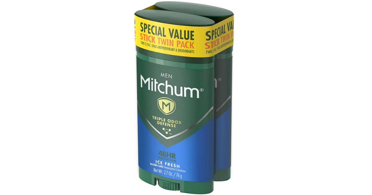 Mitchum Men Antiperspirant & Deodorant Twin Pk ONLY $2.87 Shipped
