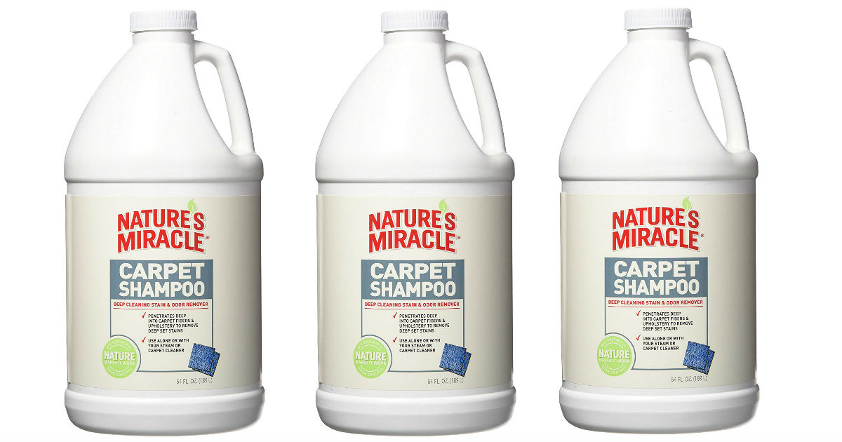 Nature's Miracle Deep Cleaning Carpet Shampoo ONLY 4.73 Shipped