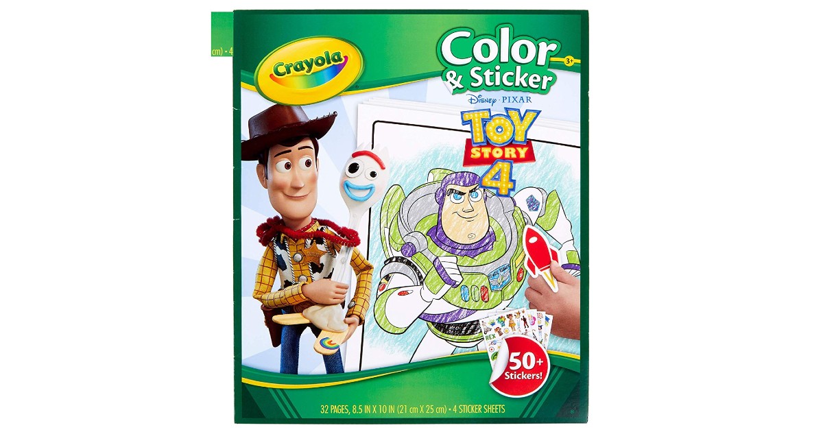 Crayola Toy Story 4 Coloring Pages on Amazon