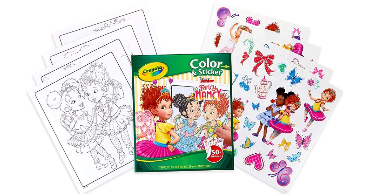 Crayola Fancy Nancy Coloring Pages ONLY $3.74 (Reg. $10)