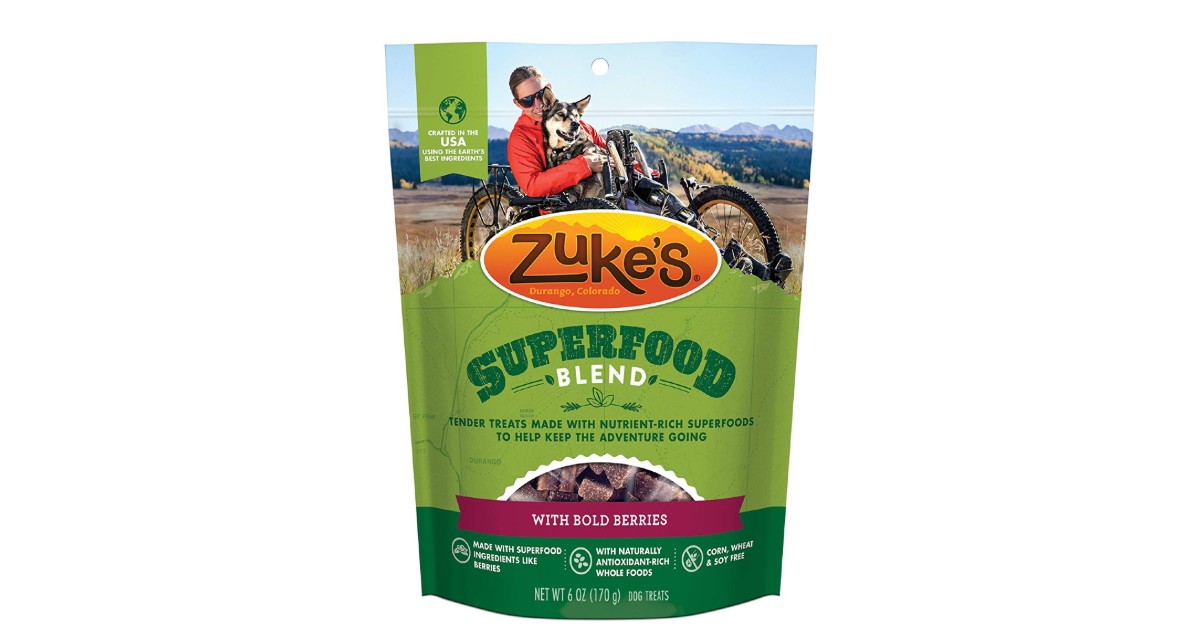 Zuke's Superfood Blend Dog Treats ONLY $2.57 on Amazon