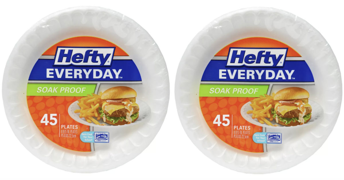 Hefty Everyday Soak Proof Disposable Plates ONLY $1.39 at Target