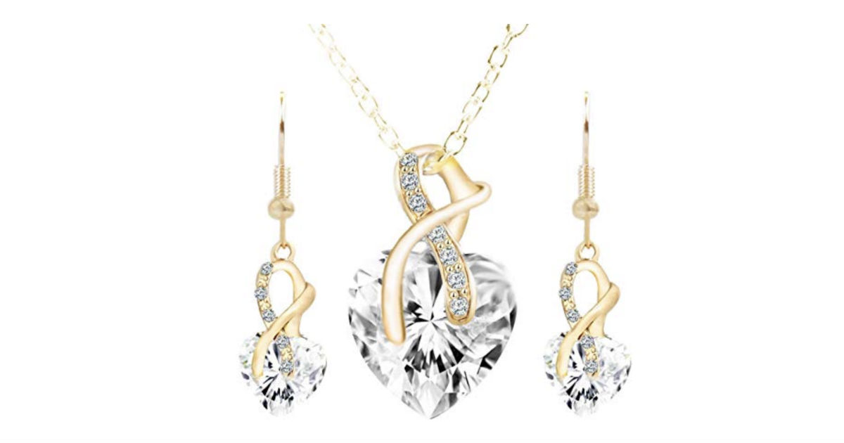Crystal Love Set Jewelry Set ONLY $2 Shipped