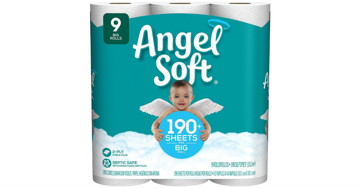 Angel Soft Toilet Paper 9-Rolls ONLY $1.49 at Walgreens