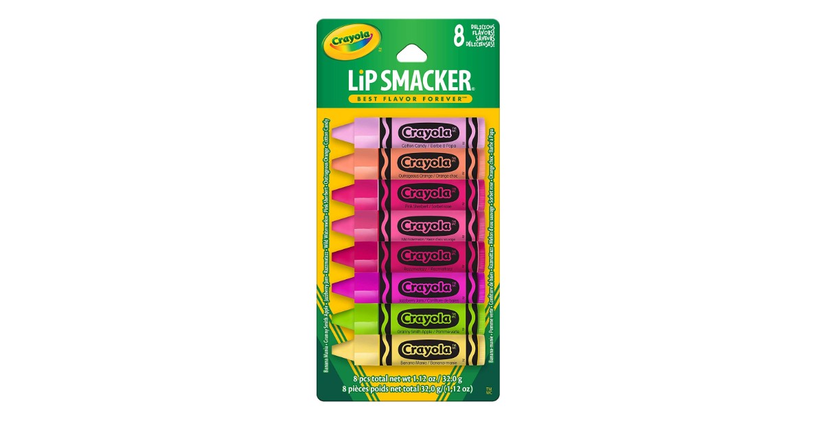 Lip Smacker Crayola Party Pack on Amazon