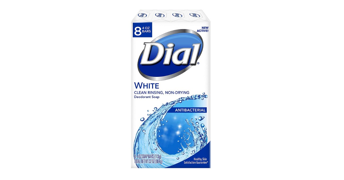 Dial Antibacterial Deodorant Soap 8-Pack ONLY $3.79 (Reg. $10)