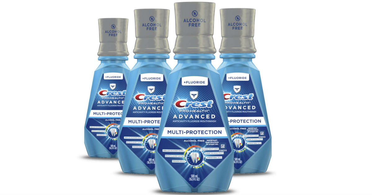 Crest ProHealth Advanced Mouthwash 4-Pack ONLY $14.89 Shipped