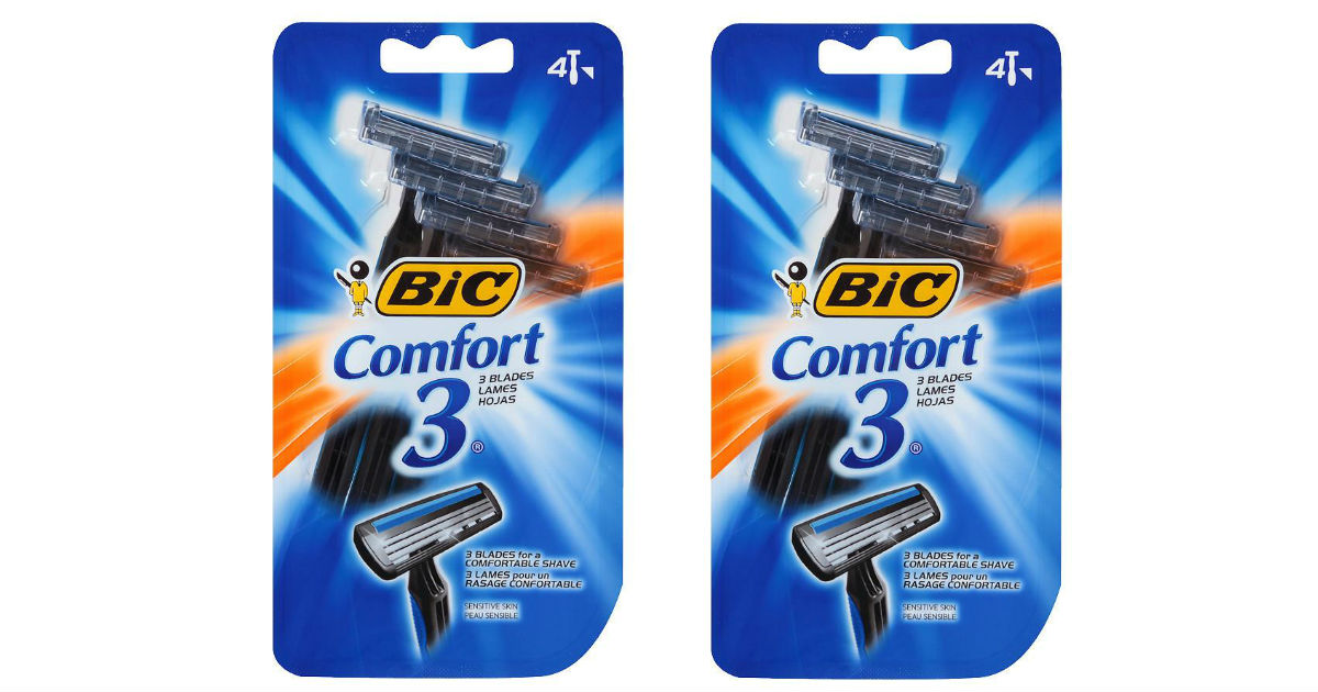 BIC Comfort 3 Disposable Shaver ONLY $1.03 at Walgreens