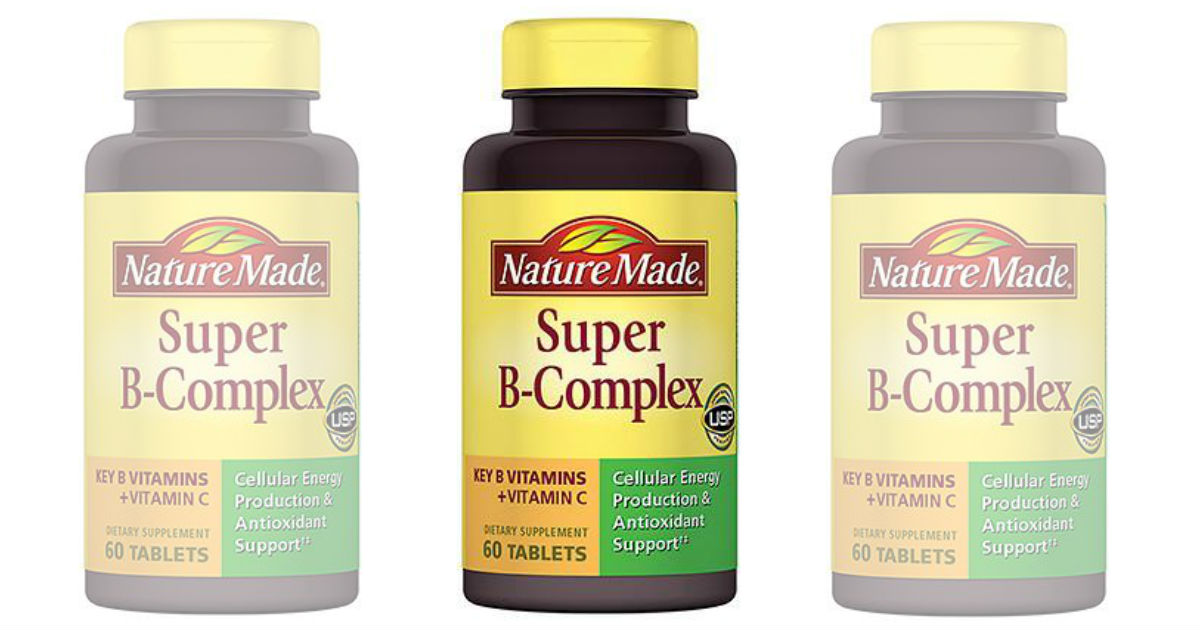 Nature Made Super B-Complex Tablets ONLY $1.39 at Walgreens