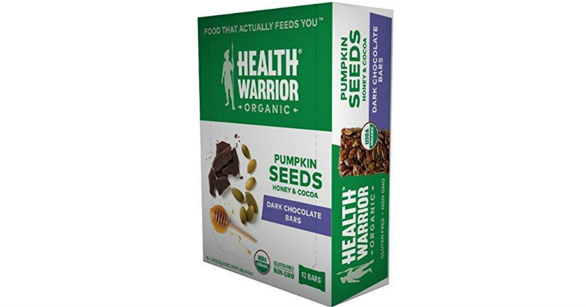 Health Warrior Pumpkin Seed Protein Bars 12-ct ONLY $6.87