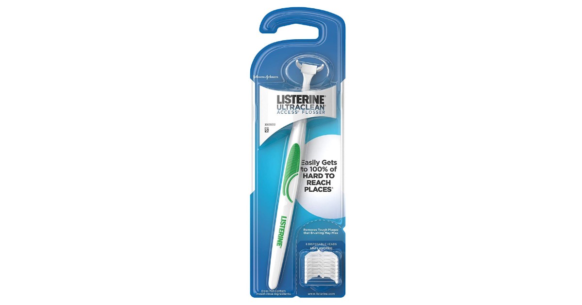 Listerine Ultraclean Flosser + 8 Refills ONLY $1.97 (Reg. $4)