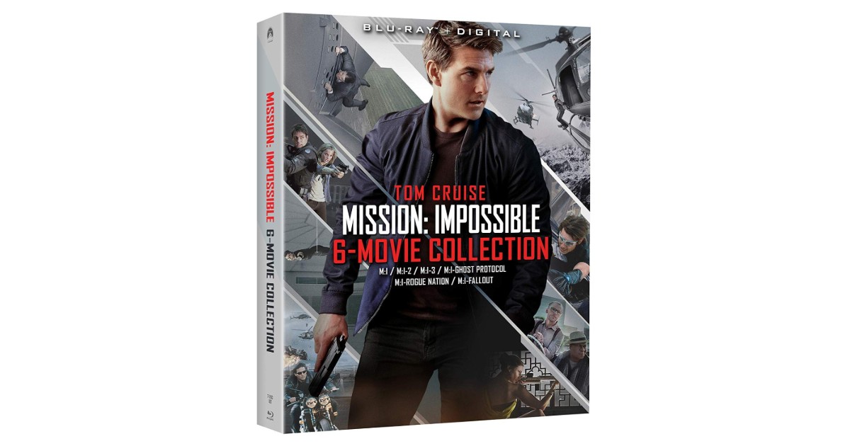 Mission Impossible 6-Movie Collection ONLY $29.99 (Reg. $60)
