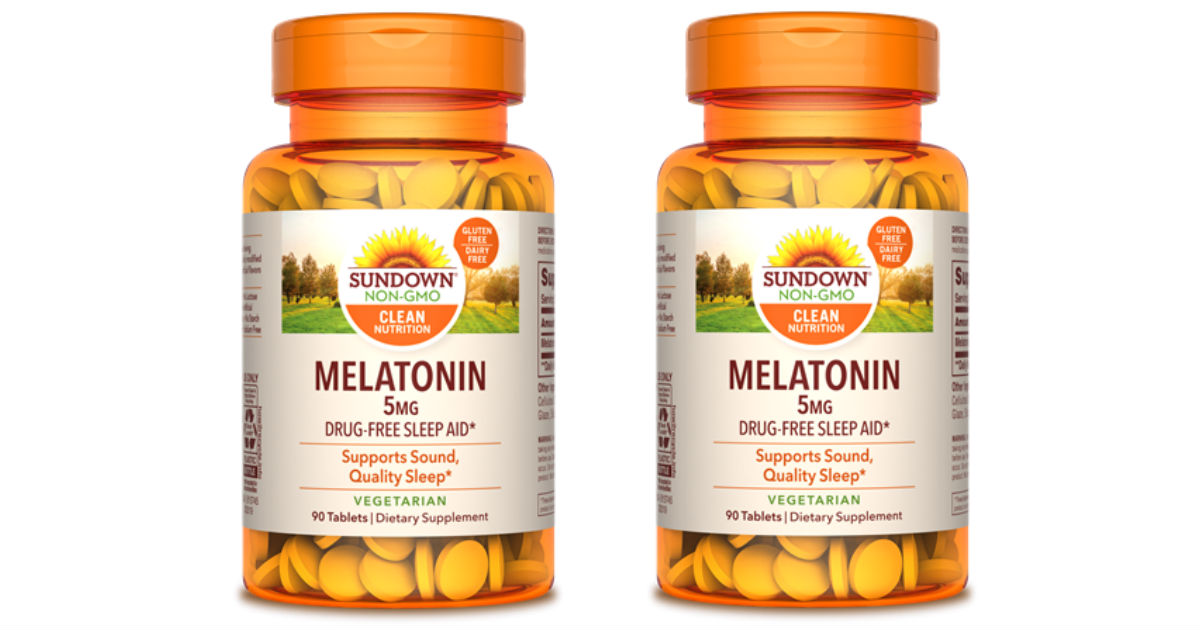 Sundown Naturals Melatonin Caplets ONLY $0.75 at CVS (Reg $9)