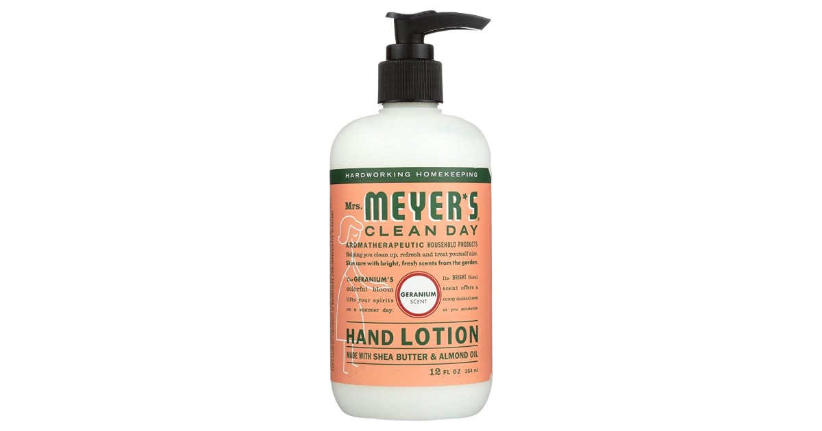 Free Mrs. Meyer's Clean Day Hand Lotion at Target