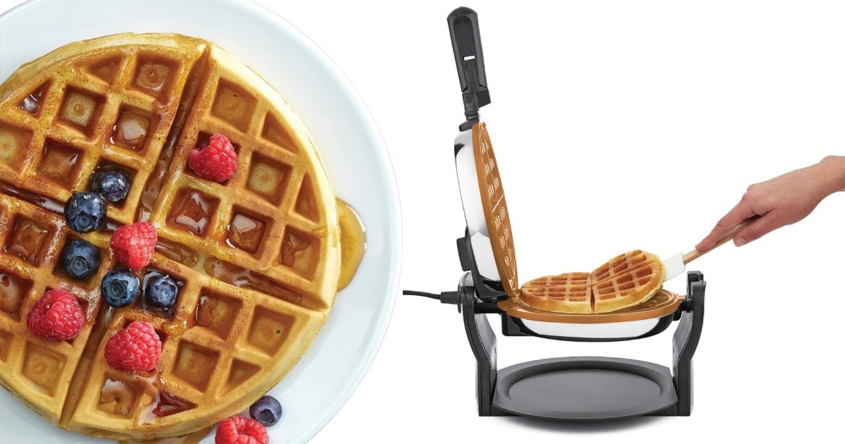 copper belgian waffle maker