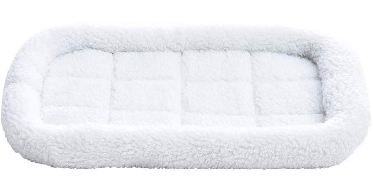 AmazonBasics Faux-Sherpa Padded Pet Bed ONLY $5.98 (Reg $15)