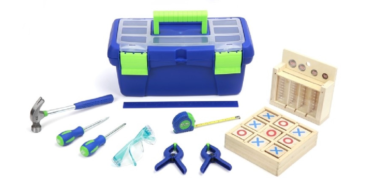 Create & Learn Children's Tool Set w/ Box ONLY $14.99 (Reg $25)