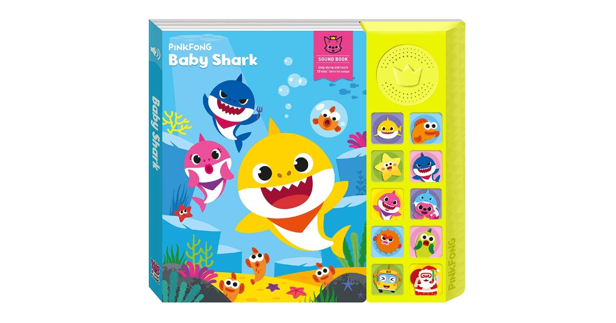 Pinkfong Baby Shark Sound Book ONLY $12.67 (Reg. $25)