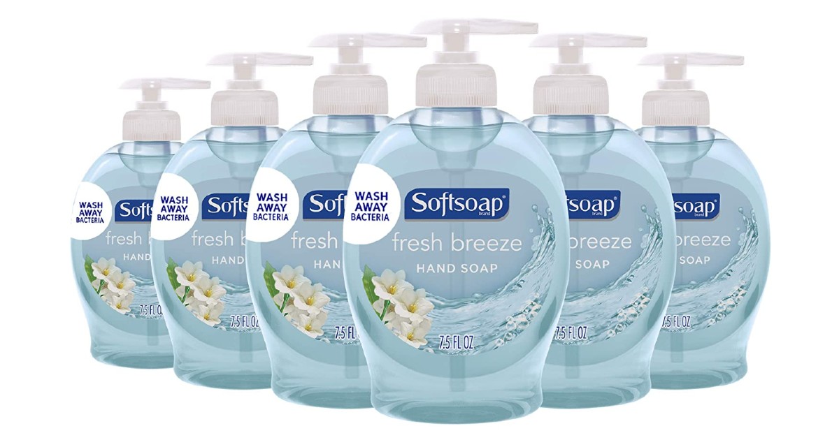 Softsoap Liquid Hand Soap Fresh Breeze 6-Pack ONLY $5.88 Shipped