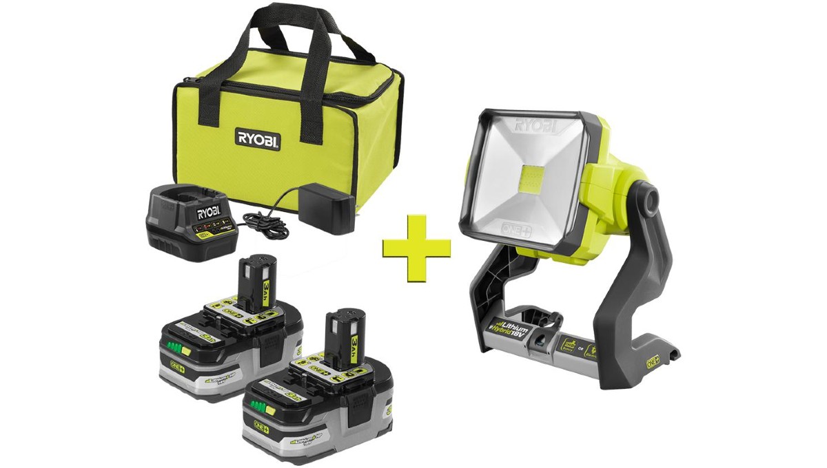 Starter Kit, Charger and Bag with FREE LED Work Light ONLY $99