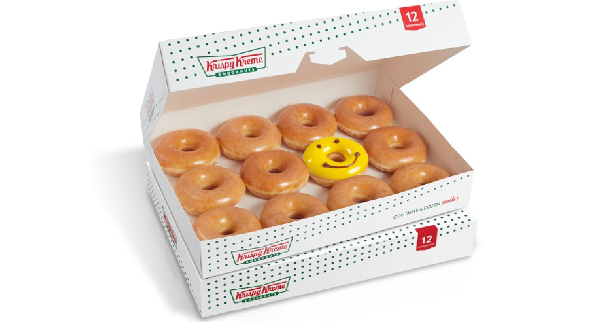 B1G1 FREE Krispy Kreme Glazed Dozen Doughnuts