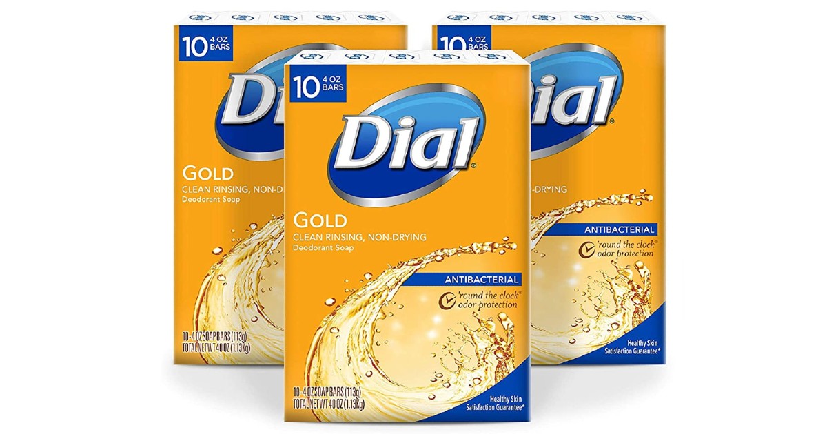 Dial Antibacterial Deodorant Soap 30-ct ONLY $16.33 Shipped