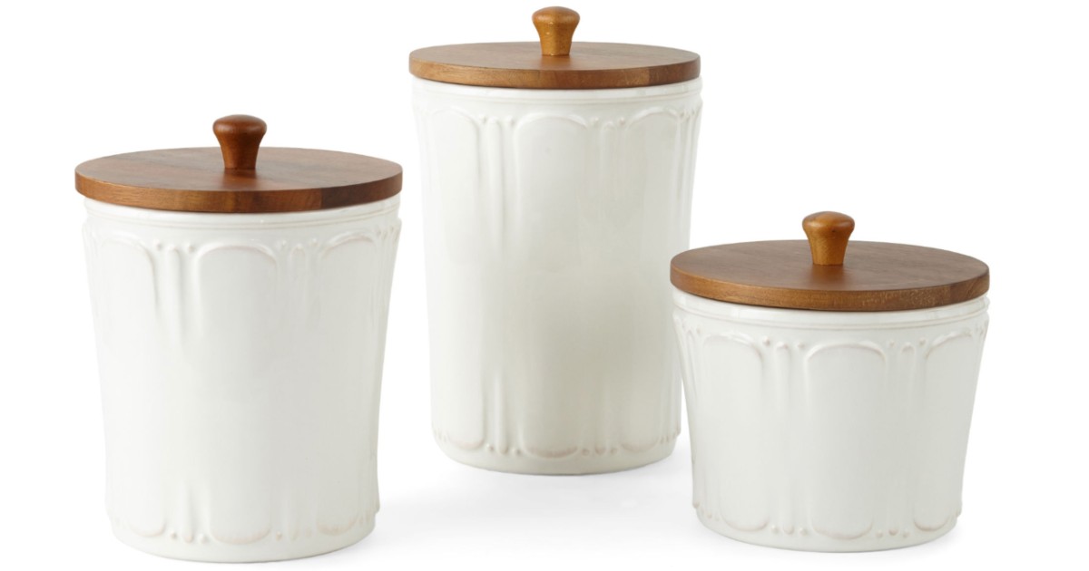 Home Canister 3-Piece Set ONLY $25.19 at JCPenney (Reg $140)