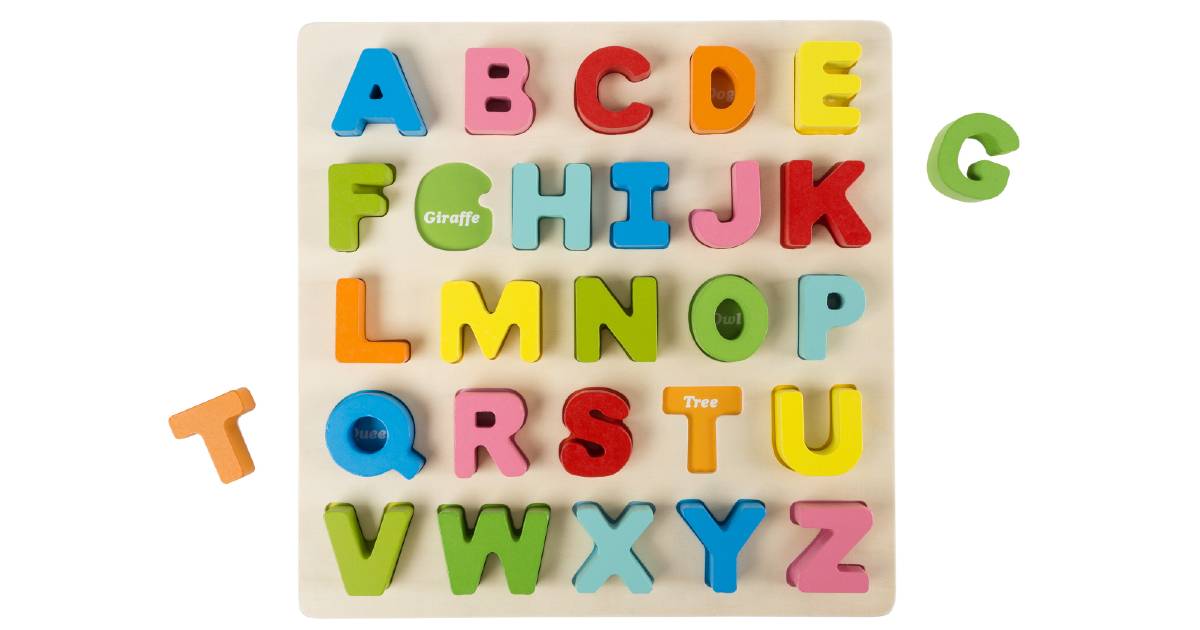 Wooden Alphabet Puzzle $8.95 on Walmart.com (Reg $18)