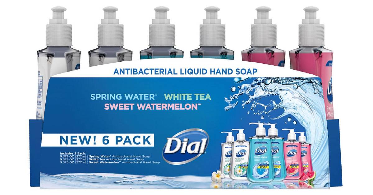 Dial Antibacterial Liquid Hand Soap ONLY $7.98 Shipped