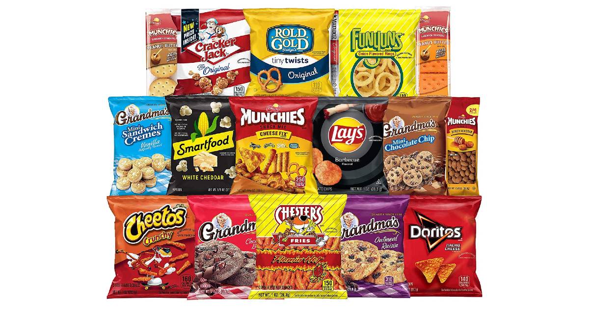 FritoLay 40Pack Ultimate Snack Package ONLY 15.37 Shipped