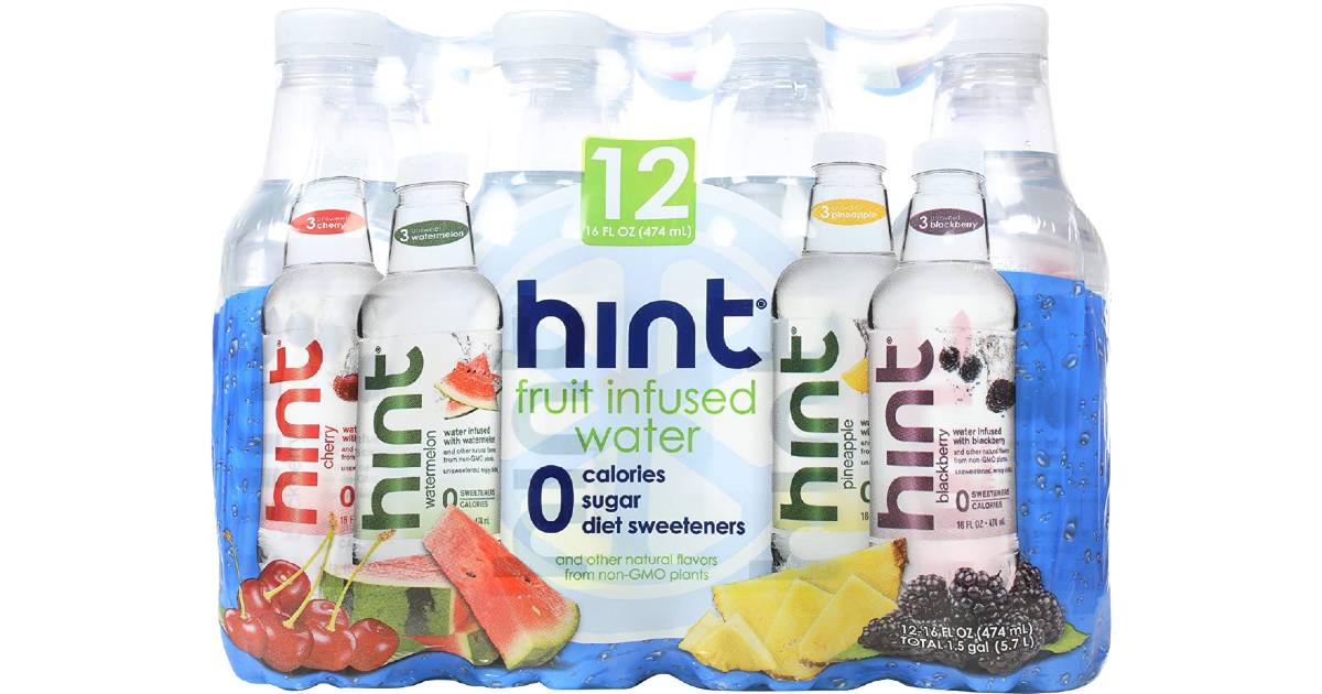 Hint Fruit Infused Water Variety 12-Pack ONLY $9.86 Shipped