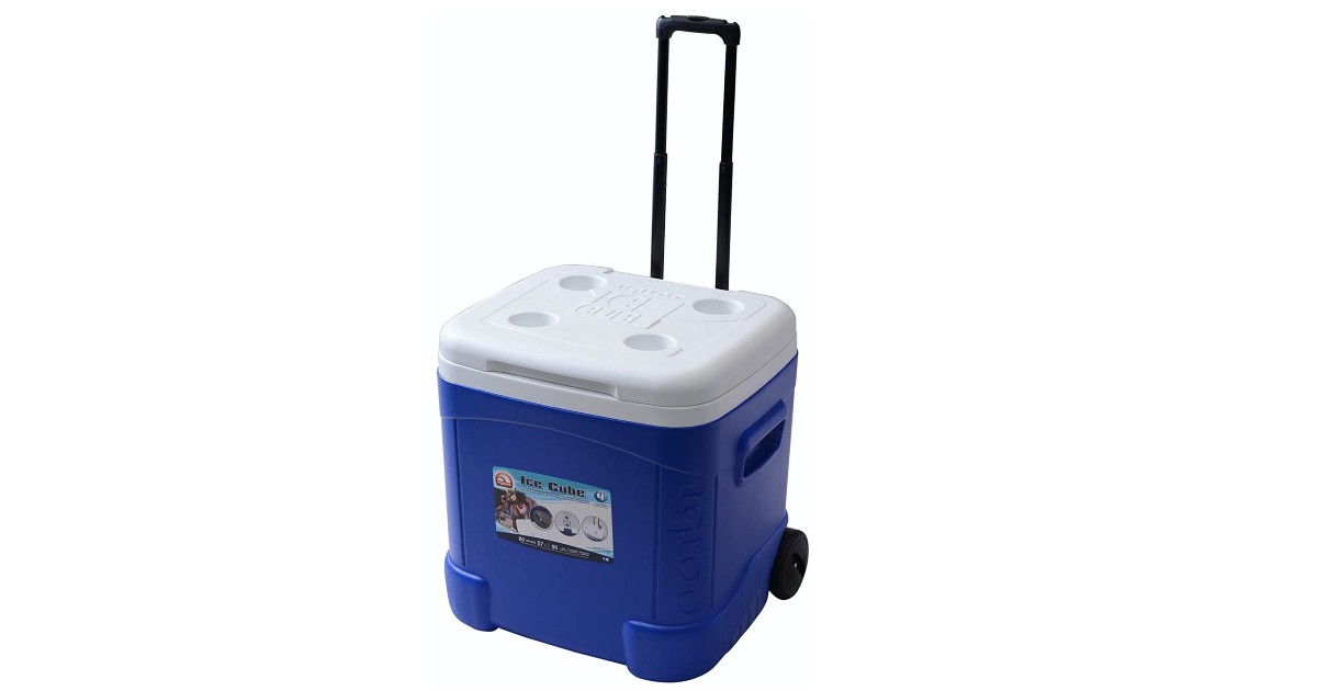Igloo Ice Cube Roller Cooler on Amazon