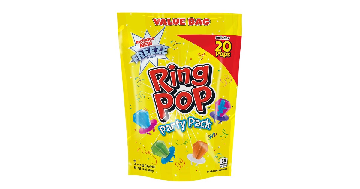 Ring Pop Variety 20-Pack ONLY $6.63 Shipped