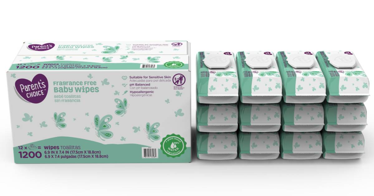 Parent's Choice Baby Wipes ONLY $18.98 on Walmart.com