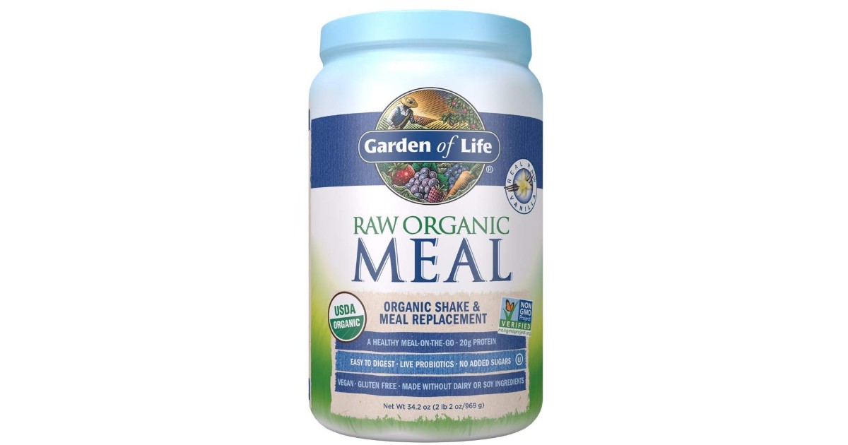 Garden of Life Meal Replacement Powder ONLY $19.45 (Reg. $65)