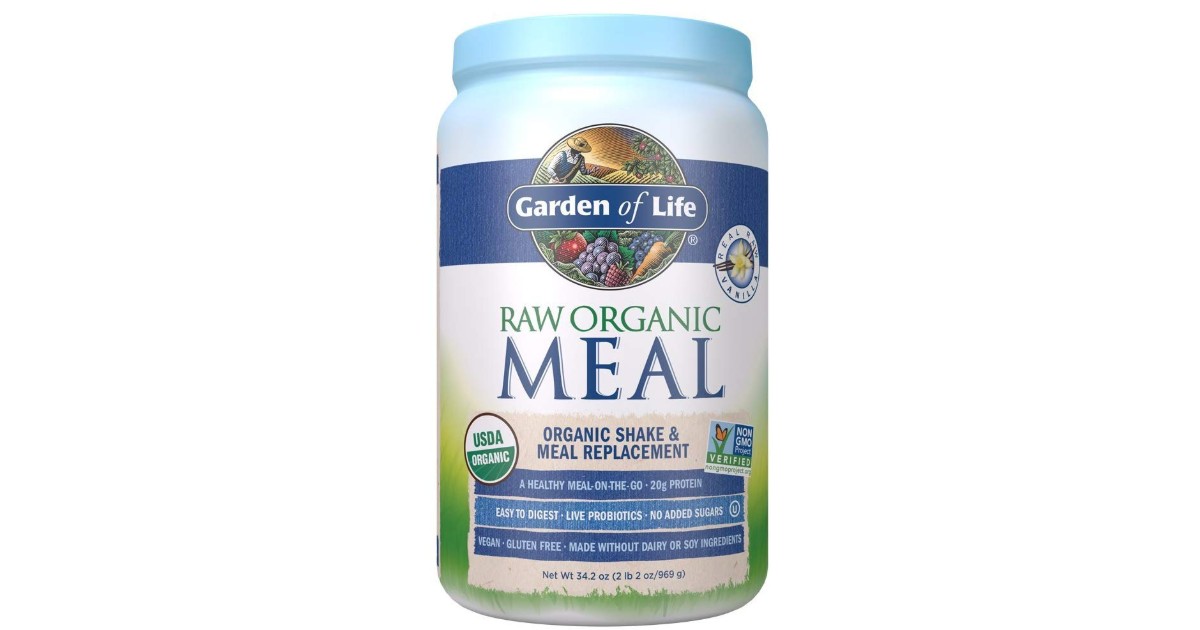 Garden of Life Meal Replacement Powder ONLY 19.45 (Reg. 65) Daily