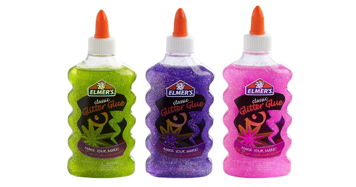 Elmer's Liquid Glitter Glue on Amazon