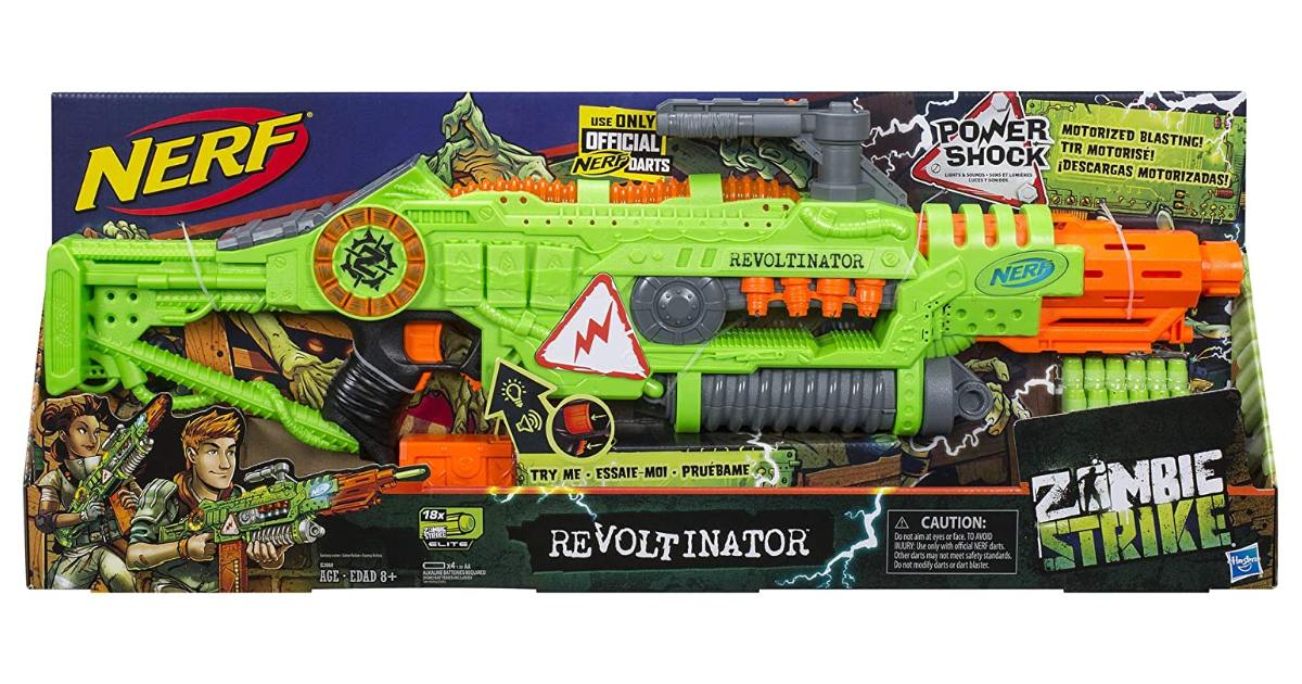 NERF Revoltinator Zombie Strike Toy Blaster ONLY $28 (Reg. $50)